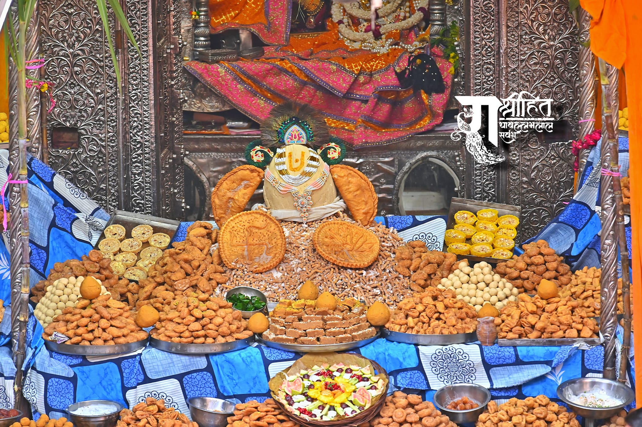 गोवर्द्धन पूजा के पद